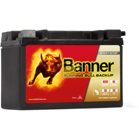 BANNER Running Bull Back Up 12V 9Ah Bal 50900 AUX9 akkumulátor