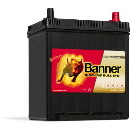 BANNER Running Bull EFB 38Ah 400A Jobb+ akkumulátor