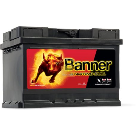 BANNER Starting Bull 55Ah 450A Jobb+ akkumulátor