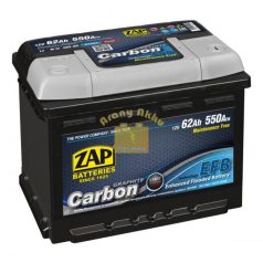 ZAP Carbon EFB 62Ah 560A Jobb+