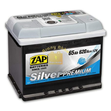 ZAP Silver Premium 65Ah 620A Jobb+