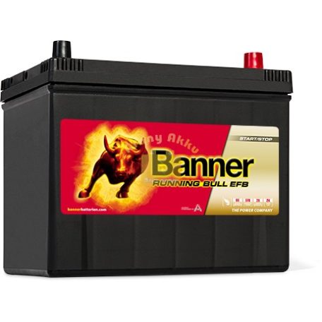BANNER Running Bull EFB 70Ah 680A Jobb+ ASIA akkumulátor