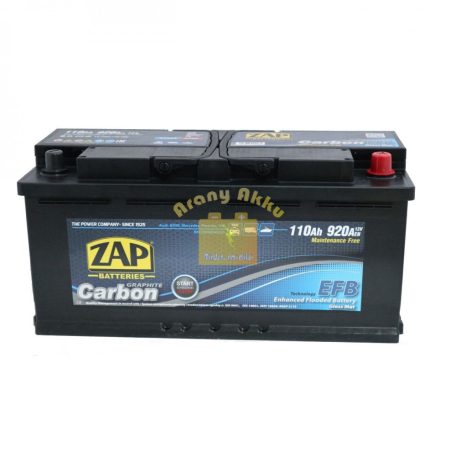 ZAP Carbon EFB Start-Stop 110Ah 920A Jobb+