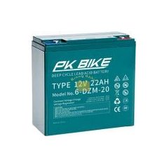 PK Bike 12V 22Ah  elektromos bicikli akkumulátor