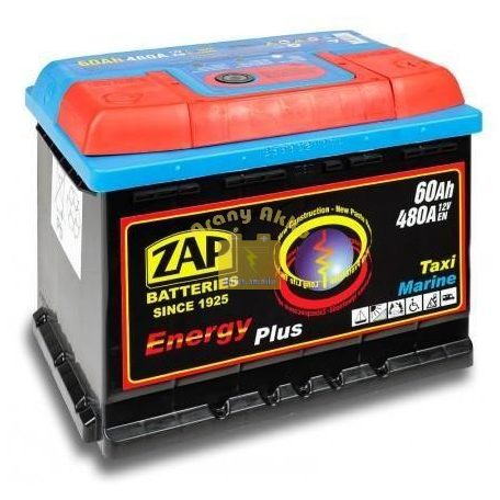 Zap Munka akkumulátor 12V 60Ah 480A Jobb+ Zap Energy Plus (95607)