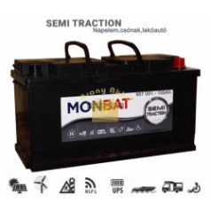   Monbat SEMI TRACTION 12V 100 Ah jobb + munka akkumulátor (957051)