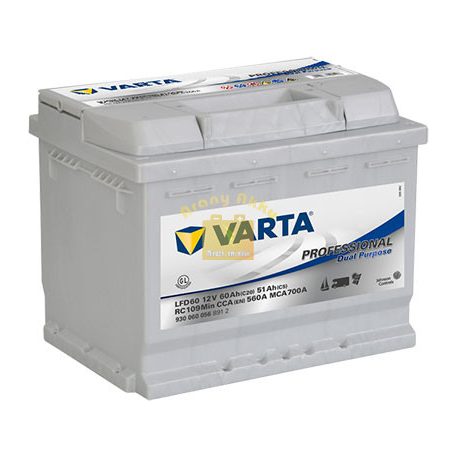 VARTA Professional Dual Purpose 60Ah 560A Jobb+ (930060056) akkumulátor