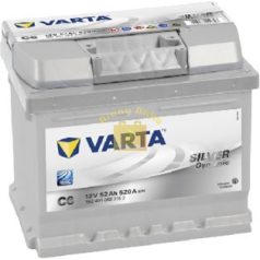   VARTA C6 Silver Dynamic 52Ah EN 520A Jobb+ (552 401 052) akkumulátor