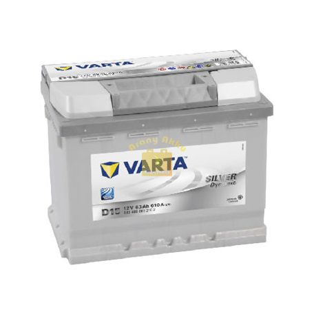 VARTA D15 Silver Dynamic 63Ah 610A Jobb+ (563 400 061) akkumulátor