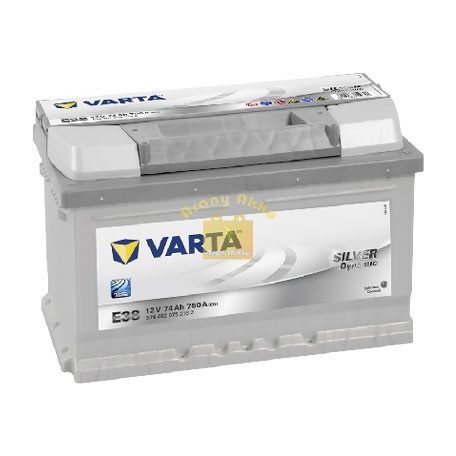 VARTA E38 Silver Dynamic 74Ah EN 750A Jobb+ (574 402 075) akkumulátor