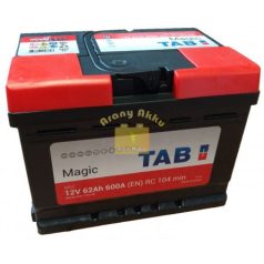 TAB Magic Autó akkumulátor 12V 62Ah 600A Jobb+