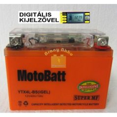   Motobatt Bike bull DS I-GEL 12V 4Ah YTX4L-BS motor akkumulátor